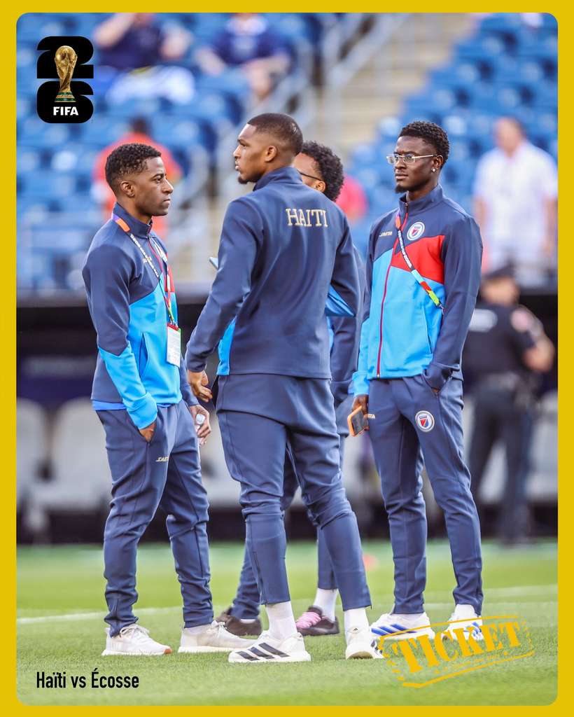 Avant le match Haiti-Ecosse (2)